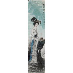Chang Lu 20th Century Chinese Watercolour on Paper