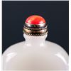 Image 2 : 2 PC Chinese Milky White Hardstone Snuff Bottle