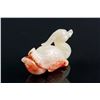 Image 4 : Chinese White and Russet Hardstone Carved Duck