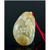 Image 1 : Chinese Qing Period White & Russet Jade Toggle