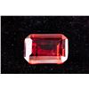 Image 1 : Emerald Cut 27.48 CT Pigeon Blood Red Ruby 18 x 13