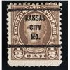 Image 1 : 1920 US Nathan Hale 1/2 Cent Stamp Cancellation MK