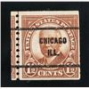 Image 1 : 1930 US Harding 1 1/2 Cents Stamp Wrong Cut