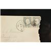 Image 2 : 2 PC 1870-1879 US Franklin 1 Cent Stamp w Envelope