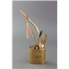 Image 1 : Chinese Bronze Water Pipe with Cleaning Tools