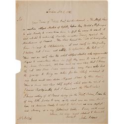 John Adams Autograph Letter Signed