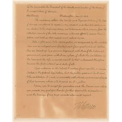 Thomas Jefferson Autograph Letter Signed