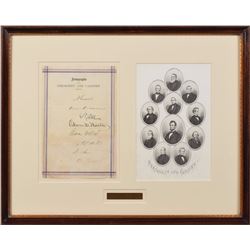 Abraham Lincoln and Cabinet Signatures