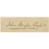 Image 2 : John Hanson Signed Document