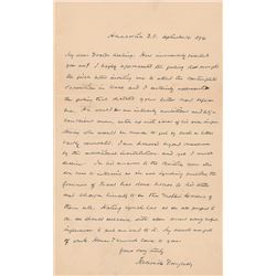 Frederick Douglass Autograph Letter Signed