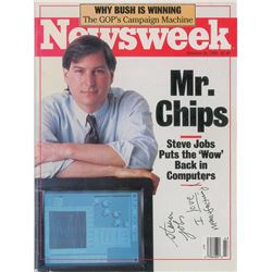 Steve Jobs Signed Magazine