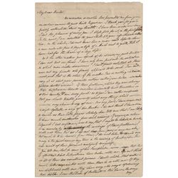 Edmund Burke Autograph Letter Signed