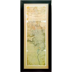 Antonio Lopez de Santa Anna's Hand-Drawn Battle Map