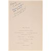 Image 4 : Howard Hughes Signed Menu, Pair of Flown Flags, and Flown Cover