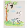 Image 1 : Charles Schulz Hand-Drawn and -Colored Sketch