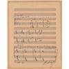 Image 1 : Franz Liszt 'Ave Maria' Signed Musical Manuscript