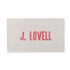 Image 1 : Apollo 13: James Lovell Training-Worn RCU Suit Name Tag