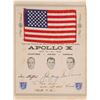 Image 1 : Apollo 10 Flown Flag
