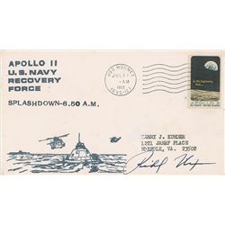 Richard Nixon Signed Apollo 11 Recovery Cover