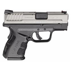 Springfield Armory XDG9821 XD Mod.2 Sub-Compact Double 9mm 3" 10+1 Black Polymer Grip Stainless Stee