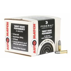 Federal AutoMatch 22LR 40GR - 3250 Rounds