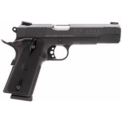 Taurus 1191101FS 1911 Standard 45 ACP 5" 8+1 w/Heinie Sight  Blk Grip Blued