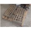 Image 3 : Wooden 32 Spot CAT50 Tool Racks, 2 Total