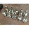 Image 1 : HSK63A Misc Sized Hydraulic End Mill Holders, 10 Total