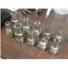 Image 1 : HSK63A Misc Sized Hydraulic End Mill Holders, 10 Total