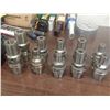 Image 2 : HSK63A Misc Sized Hydraulic End Mill Holders, 10 Total