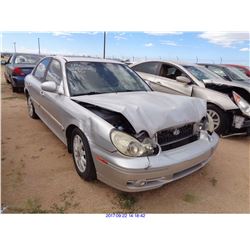 2003 - HYUNDAI SONATA//SALVAGE TITLE