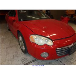2003 - CHRYSLER SEBRING