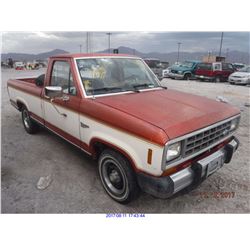 1983 - FORD RANGER
