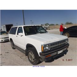 1991 - CHEVROLET S10 BLAZER