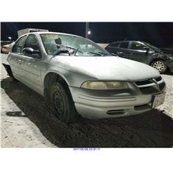 2000 - DODGE STRATUS//BONDED TITLE//LEGAL RESTRAINT // SALVAGE TITLE