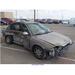 2002 - KIA SPECTRA // NON-REPAIRABLE