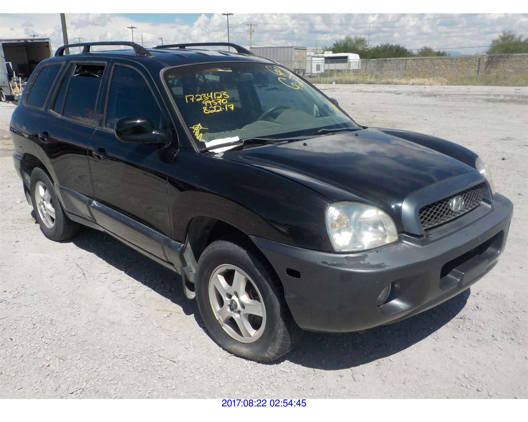 2002 HYUNDAI SANTA FE//REBUILT SALVAGE