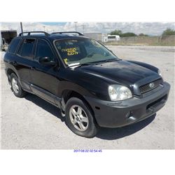 2002 - HYUNDAI SANTA FE//REBUILT SALVAGE