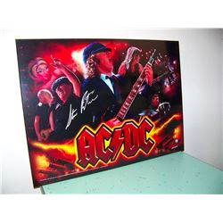 AC/DC PINBALL TRANSLITE ART signed STEVE RITCHIE