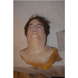 SIX FEET UNDER SCREEN MATCHED HERO DEAD BODY HEAD WITH HAND PUNCHED HAIRS