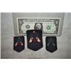 Image 1 : TRANSFORMERS THE LAST KNIGHT TRANSFORMER REACTION FORCE UNIFORM BADGES ORANGE LOT OF 3