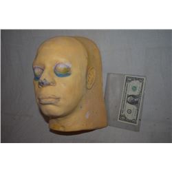 ZZ-CLEARANCE DISPLAY HALF HEAD FOR MASKS HATS WIGS SCULPTING ETC 4