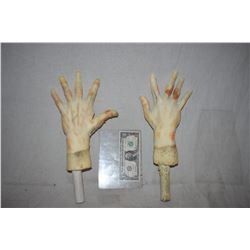 ZZ-CLEARANCE POSEABLE ARMATURED MATCHED PAIR OF HANDS FOR DUMMY OR MANNEQUIN DISPLAYS 3