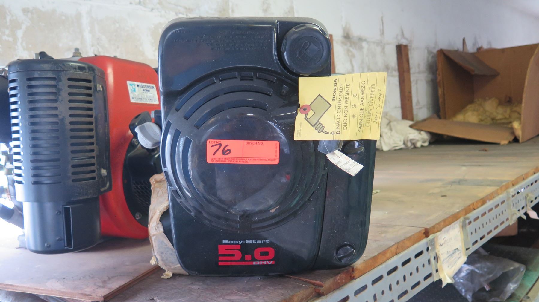 Honda Easy Start 5 0 OHV Engine Unused Oahu Auctions Honda Easy Start 5 0 OHV Engine Unused Oahu Auctions