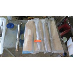 Qty 5 Hitachi 3"X20" Scaling Chisel, Model 985232, Made in Italy, New&Unused