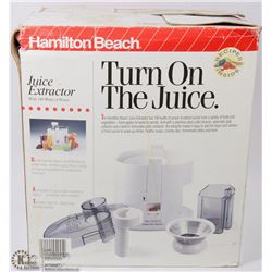 HAMILTON BEACH JUICE EXTRACTOR.