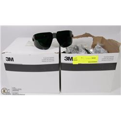 CASE OF 3M SAFETY TINTED GLASSES