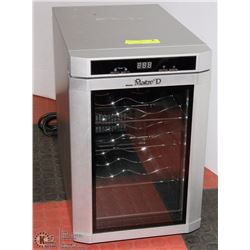 DANBY MAITRE'D 6 BOTTLE WINE COOLER-SILVER