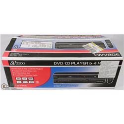 SV2000 VHS AND DVD PLAYER COMBO UNIT WITH REMOTE