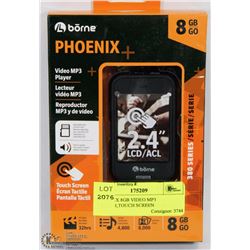 PHOENIX 8GB VIDEO MP3 PLAYER,TOUCH SCREEN